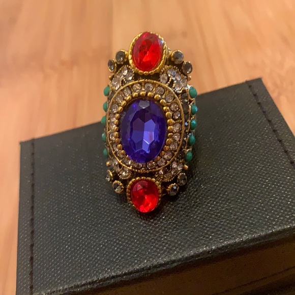 Jewelry - Peacock Mult Color Ring (Costume)